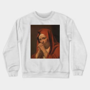 Praying Woman by Caesar van Everdingen Crewneck Sweatshirt